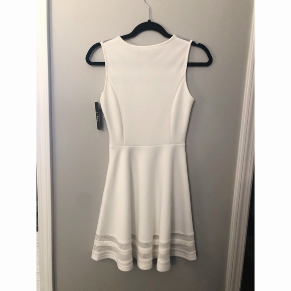 White Ivory Lulu’s Skater Dress - Picture 2 of 4